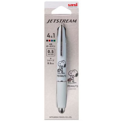 Japan Peanuts Jetstream 4&1 Multi Pen + Mechanical Pencil - Snoopy / Mint