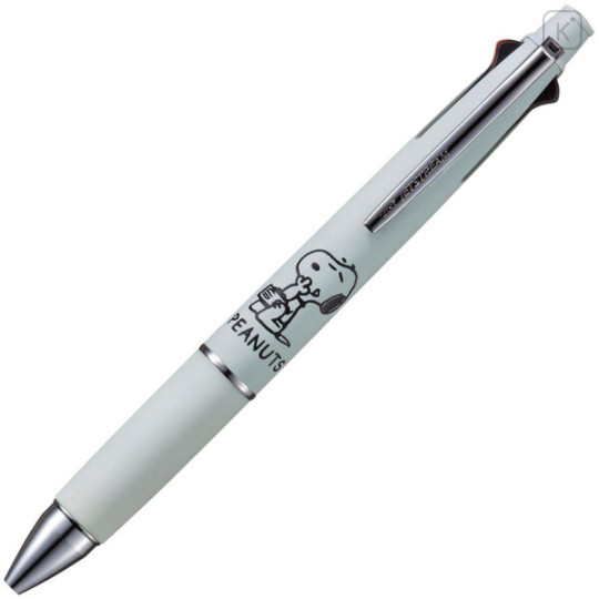 Japan Peanuts Jetstream 4&1 Multi Pen + Mechanical Pencil - Snoopy / Mint - 2