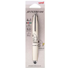 Japan Peanuts Jetstream 4&1 Multi Pen + Mechanical Pencil - Snoopy / Beige