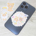 Japan San-X Vinyl Sticker Set - Rilakkuma / Swan and Golden Flower - 2