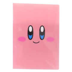 Japan Kirby A4 Clear File Holder 16 Pockets - Face / Pink