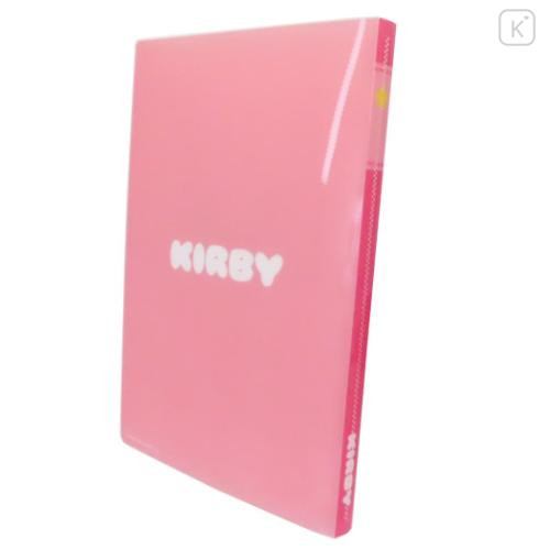 Japan Kirby A4 Clear File Holder 16 Pockets - Face / Pink - 2