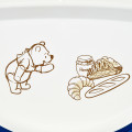 Japan Disney Store Plastic Plate - Winnie the Pooh / Edge Blue - 3