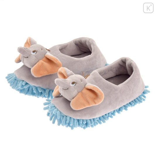 Japan Disney Store Plush Slippers - Dumbo / Cleaning With Dumbo - 4