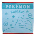 Japan Pokemon Jacquard Wash Towel - Snorlax / Blue - 1
