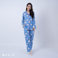 Japan Sanrio Shirt Pajamas (M) - Hello Kitty / 50th Anniversary Blue - 5