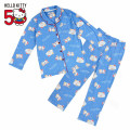 Japan Sanrio Pajamas (L) - Hello Kitty / 50th Anniversary Blue - 1