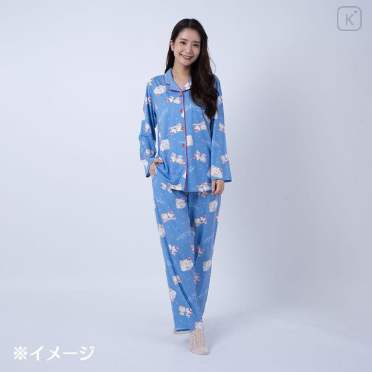 Japan Sanrio Pajamas (L) - Hello Kitty / 50th Anniversary Blue - 5
