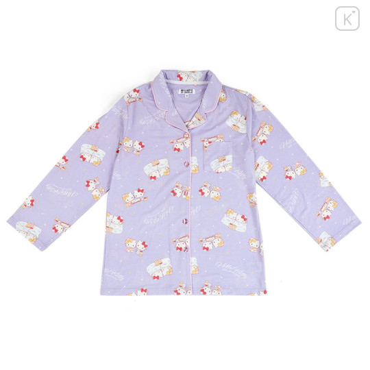 Japan Sanrio Pajamas (M) - Hello Kitty / 50th Anniversary Purple - 2