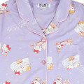 Japan Sanrio Pajamas (M) - Hello Kitty / 50th Anniversary Purple - 4