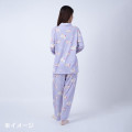 Japan Sanrio Pajamas (M) - Hello Kitty / 50th Anniversary Purple - 7