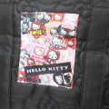 Japan Sanrio Quilted Tote Bag - Hello Kitty / 50th Anniversary Black - 5