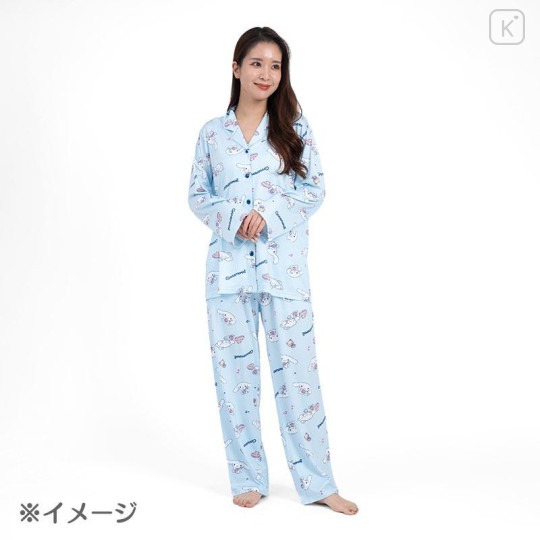 Japan Sanrio Shirt Pajamas (M) - Cinnamoroll / Blue - 5