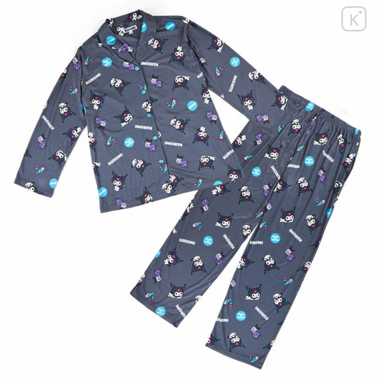 Japan Sanrio Shirt Pajamas (L) - Kuromi - 1