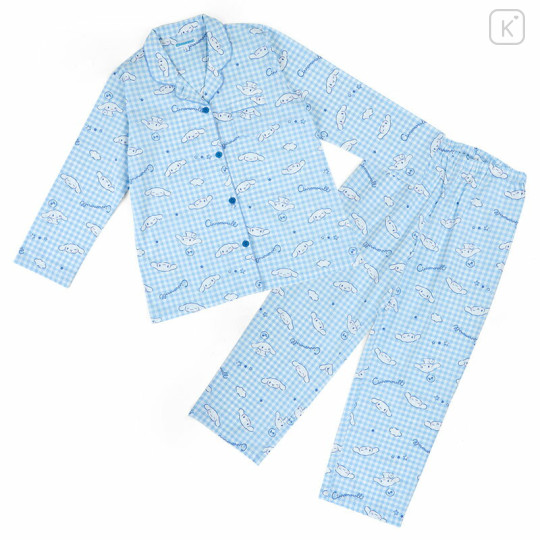 Japan Sanrio Gingham Shirt Pajamas (M) - Cinnamoroll - 1