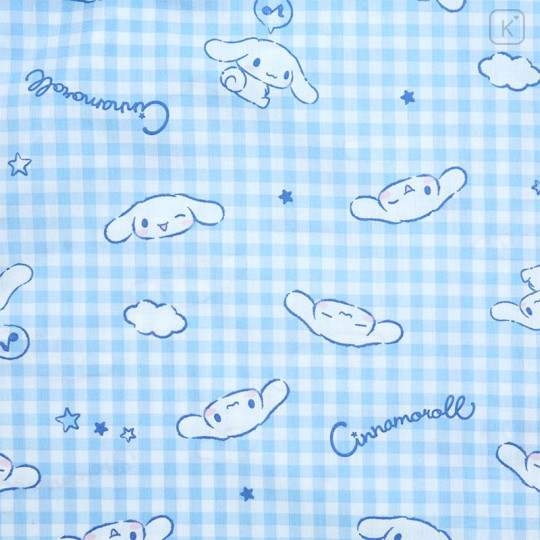 Japan Sanrio Gingham Shirt Pajamas (M) - Cinnamoroll - 4
