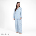 Japan Sanrio Gingham Shirt Pajamas (M) - Cinnamoroll / Blue - 5