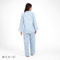 Japan Sanrio Gingham Shirt Pajamas (M) - Cinnamoroll / Blue - 7