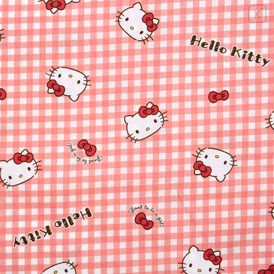 Japan Sanrio Gingham Dress - Hello Kitty / Red - 2