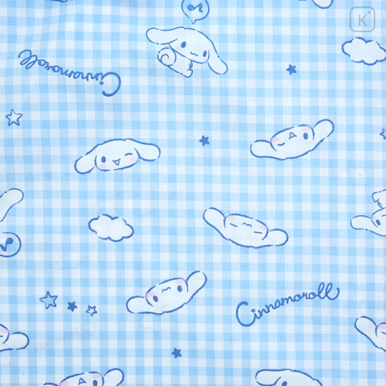 Japan Sanrio Gingham Dress - Cinnamoroll / Blue - 2