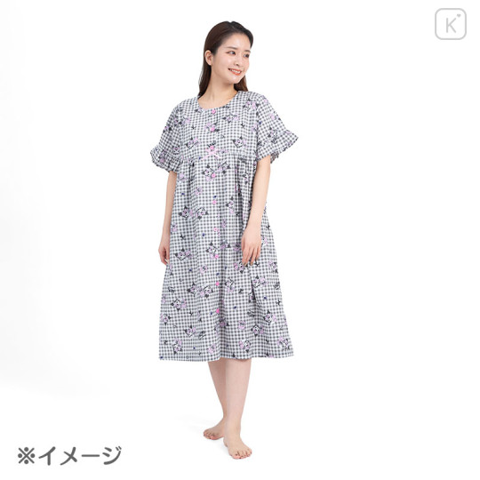 Japan Sanrio Gingham Dress - Kuromi - 3