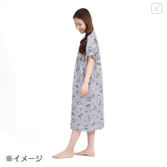 Japan Sanrio Gingham Dress - Kuromi - 4