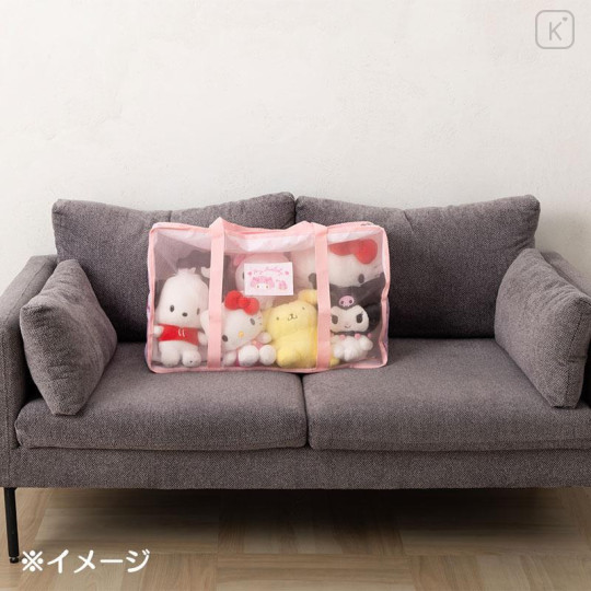 Japan Sanrio Original Mesh Storage Case (L) - Hello Kitty - 6
