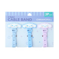 Japan Sanrio Cable Band 3pcs Set - Cinnamoroll - 1