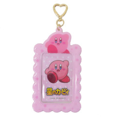 Japan Kirby Trading Card Holder Pass Case - Pink / Enjoy Idol