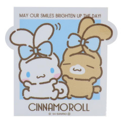 Japan Sanrio Vinyl Sticker Set - Cinnamoroll / Bunny