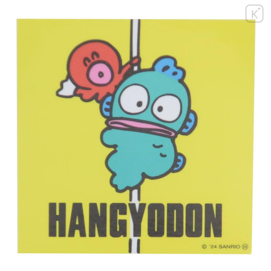 Japan Sanrio Vinyl Sticker Set - Hangyodon / Yellow - 1