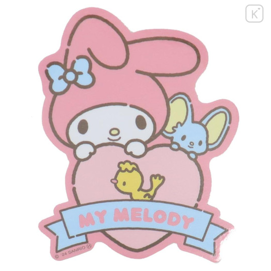 Japan Sanrio Vinyl Sticker Set - My Melody / Big Heart - 1