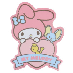 Japan Sanrio Vinyl Sticker Set - My Melody / Big Heart