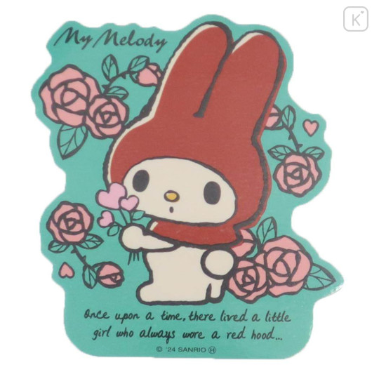 Japan Sanrio Vinyl Sticker Set - My Melody / Roses - 1
