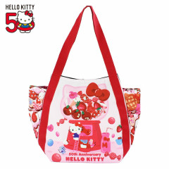 Japan Sanrio Balloon Tote Bag - Dessert Party / Hello Kitty 50th Anniversary