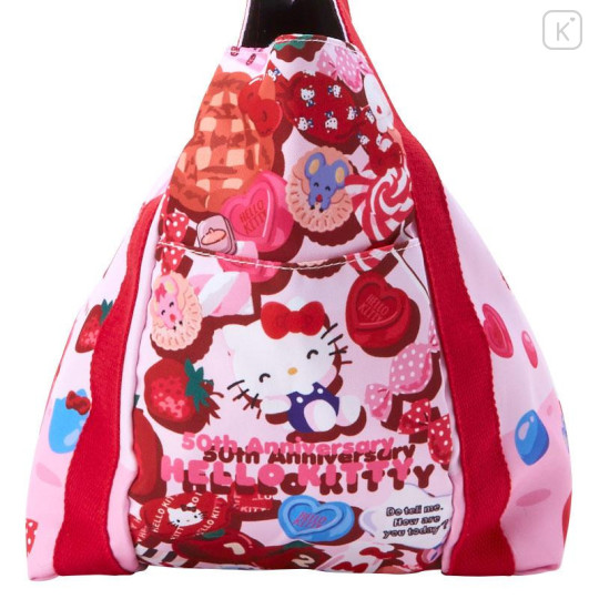 Japan Sanrio Balloon Tote Bag - Dessert Party / Hello Kitty 50th Anniversary - 5