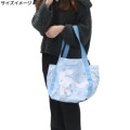 Japan Sanrio Balloon Tote Bag - Pochacco / Black - 5