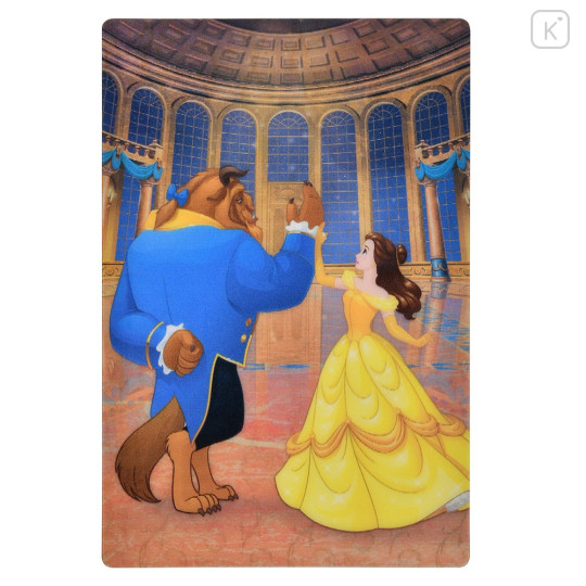 Japan Disney Store Postcard - Belle and the Beast / Lenticular - 2