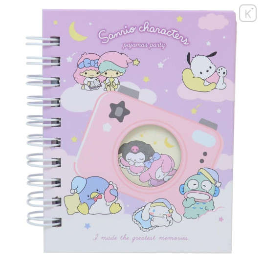 Japan Sanrio Mini Notebook - Characters / Good Night - 1