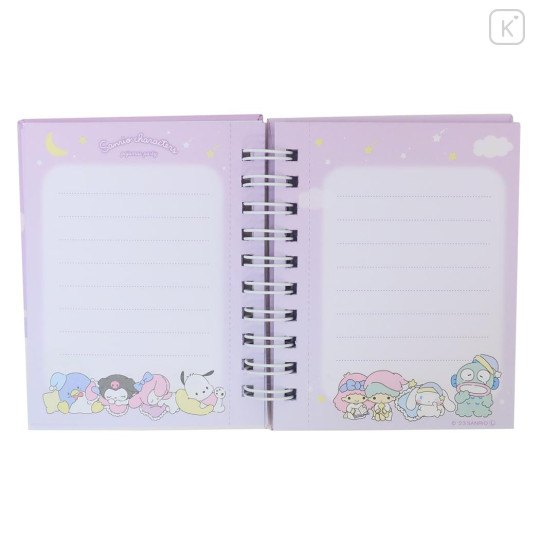 Japan Sanrio Mini Notebook - Characters / Good Night - 3