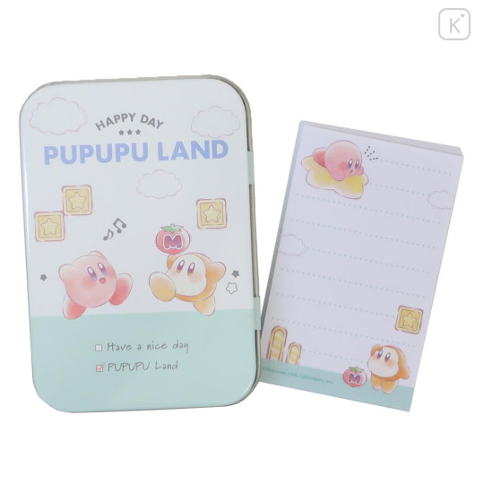 Japan Kirby Mini Notepad & Case - Pupupu Land - 1
