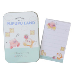 Japan Kirby Mini Notepad & Case - Pupupu Land