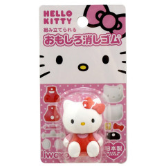 Japan Sanrio Funny Eraser - Hello Kitty / Red