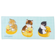 Japan Mofusand Face Towel - Cat / Duck