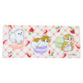 Japan Mofusand Face Towel - Cat / Macaroon Strawberry - 1