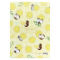 Japan Mofusand A4 Clear File - Fruit Cat : Lemon - 2