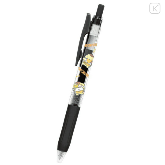 Japan Sanrio Sarasa Clip Gel Pen - Pompompurin / Black - 1