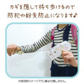 Japan San-X Key Case with Reel - Sumikko Gurashi / Sweets - 3
