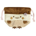 Japan San-X Plush Drawstring Bag - Sumikko Gurashi Suzume Sparrow / Little Bird Cosplay - 1