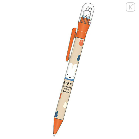 Japan Miffy Action Mascot Ballpoint Pen 0.7mm - Orange & Beige - 1